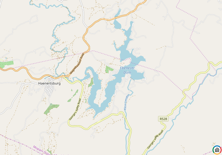 Map location of Clearwaters Cove